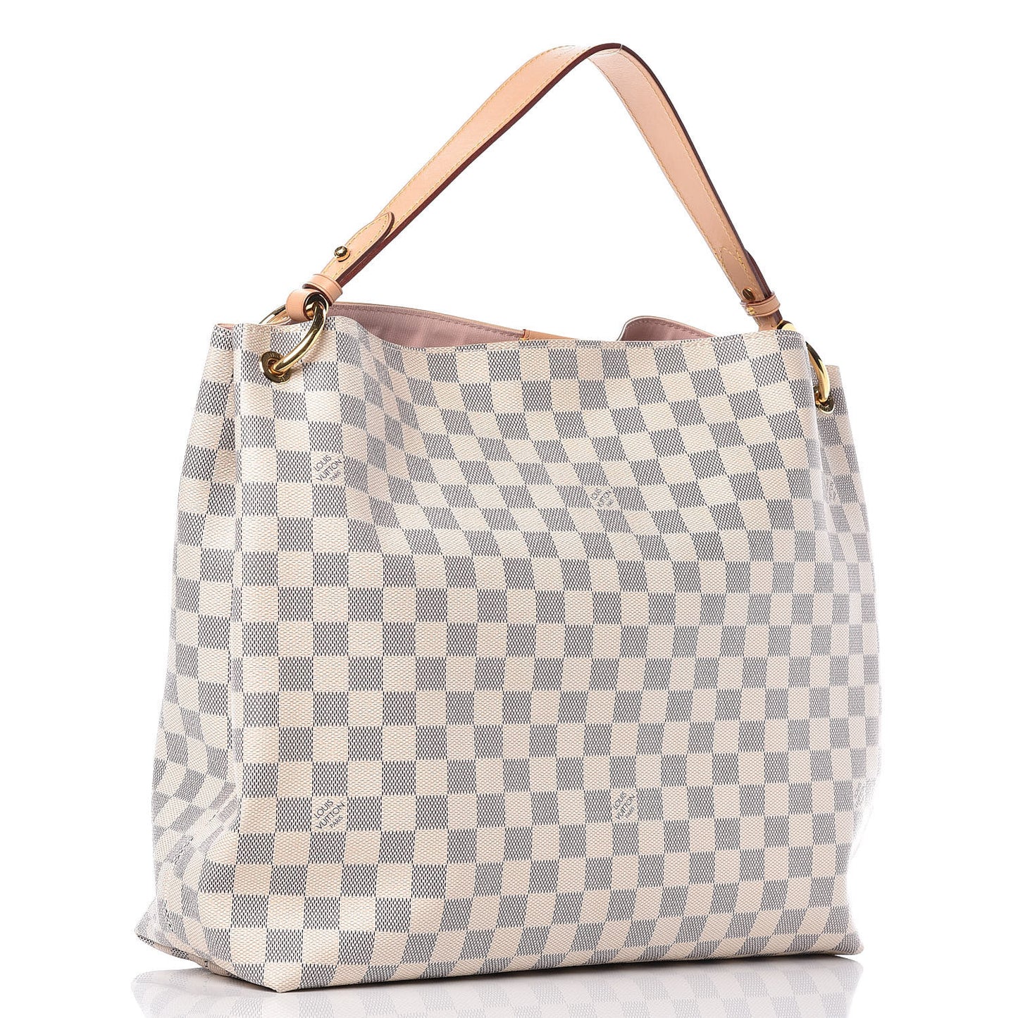 Damier Azur Graceful MM Rose Ballerine