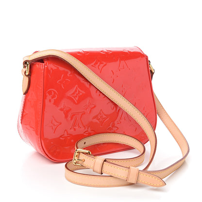 Louis Vuitton Vernis Bellflower PM Rouge Grenadine 2 of 9