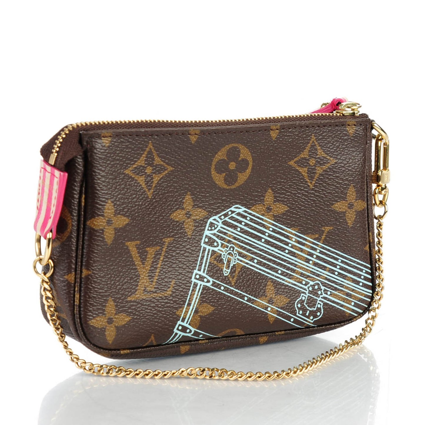 Monogram 2014 Christmas Animation Mini Pochette Accessories