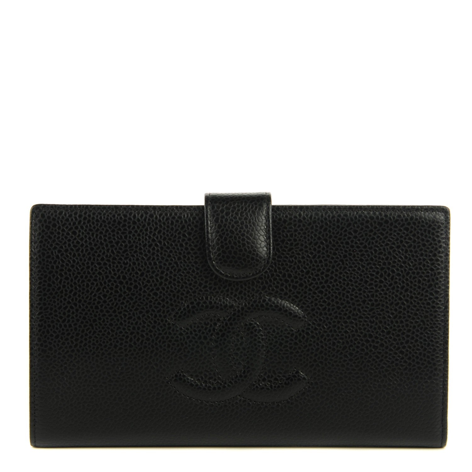 Chanel Caviar Timeless CC French Wallet Black 1 of 7