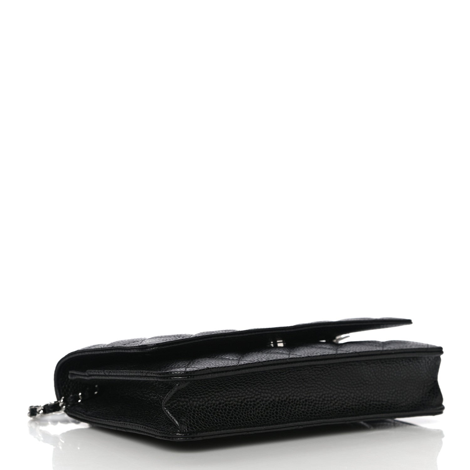 Chanel Caviar Quilted Wallet On Chain WOC Black 4 of 12