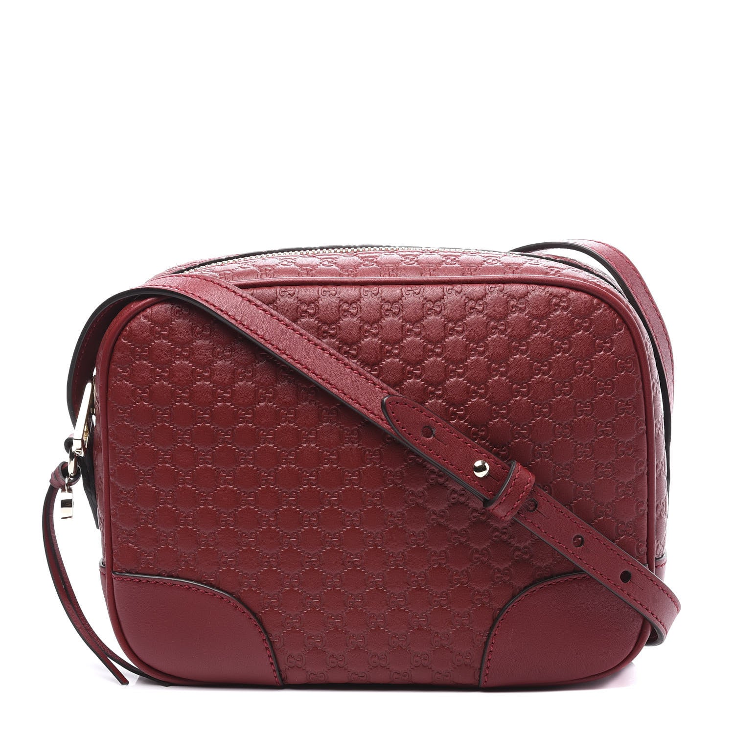 Gucci Microguccissima Mini Bree Messenger Bag Red 1 of 11