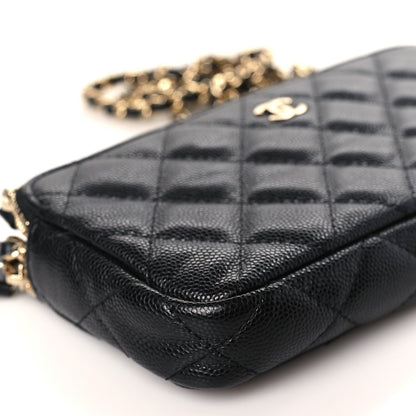 Chanel Caviar Quilted Small Clutch With Chain Black 8 of 9