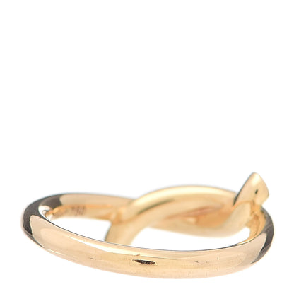 Cartier 18K Yellow Gold Entrelaces Band Ring 48 4.5 3 of 6