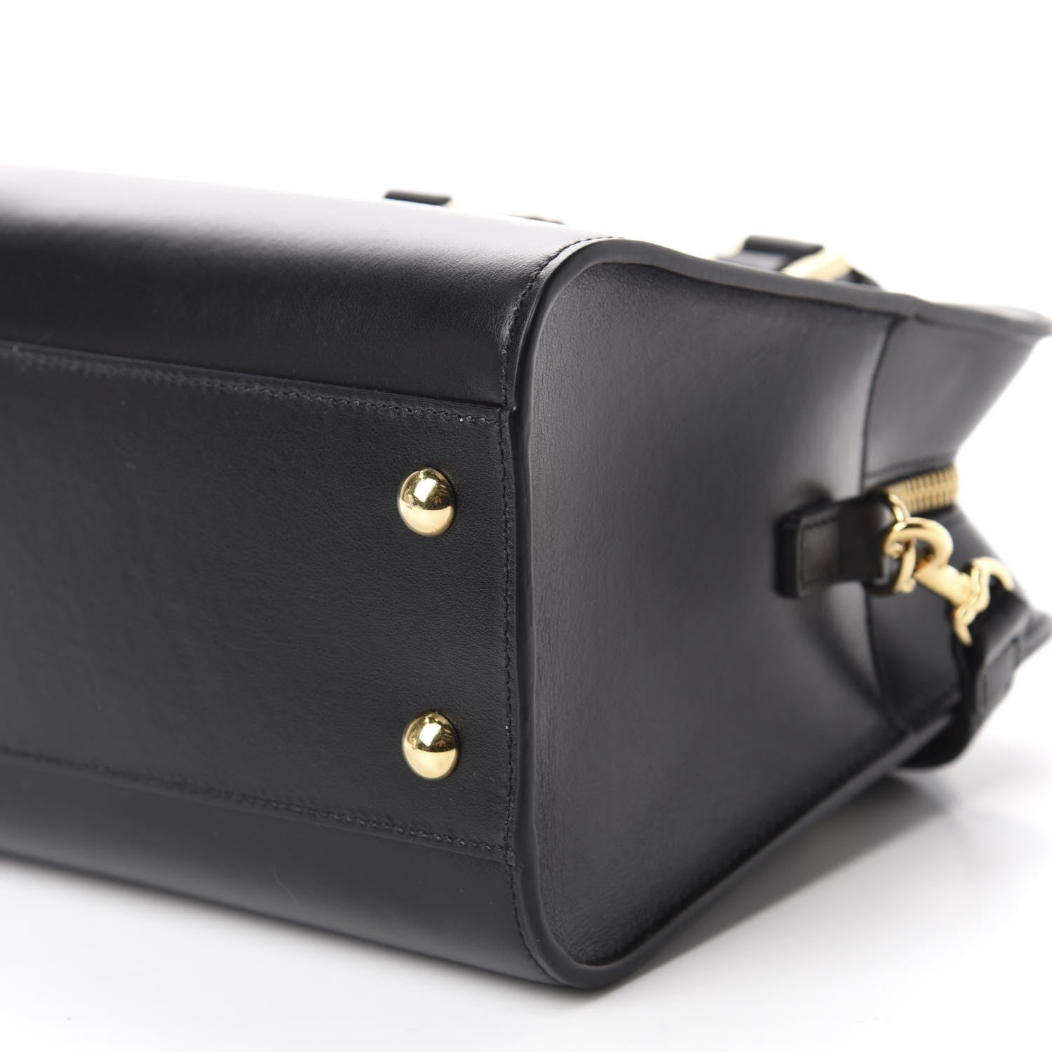 Saint Laurent Calfskin Monogram Baby Cabas Black 6 of 9