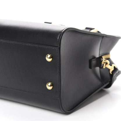 Saint Laurent Calfskin Monogram Baby Cabas Black 6 of 9