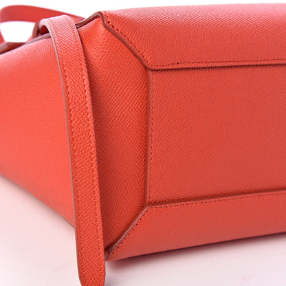 Celine Grained Calfskin Micro Belt Bag Coral 10 of 11