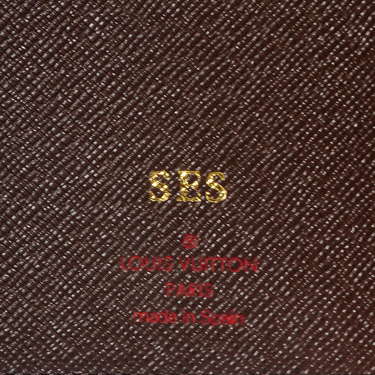 Damier Ebene Desk Agenda Cover