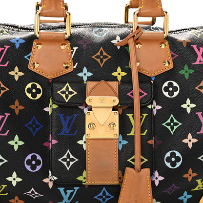 Louis Vuitton Monogram Multicolor Speedy 30 Black 7 of 9