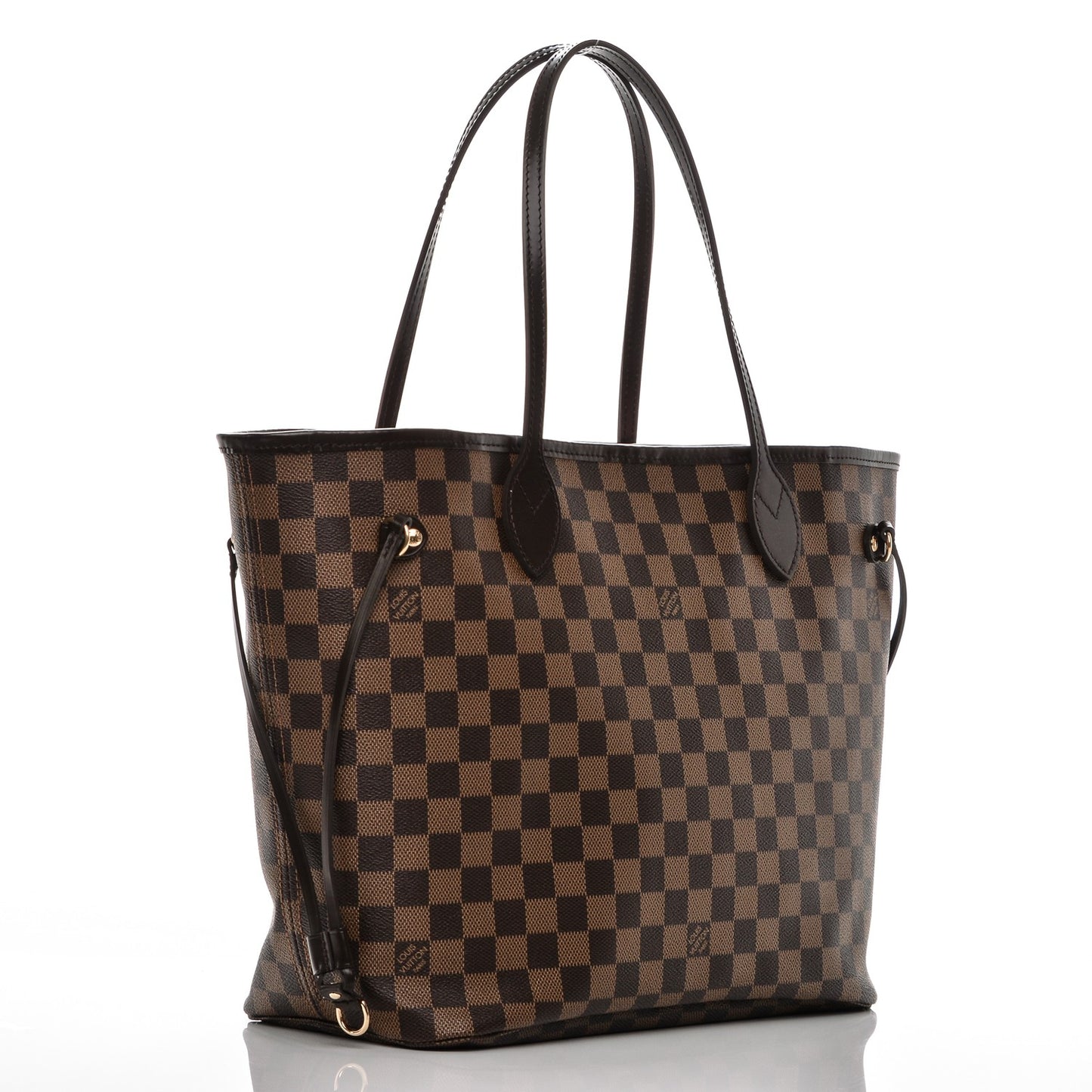 Damier Ebene Neo Neverfull MM Rose Ballerine