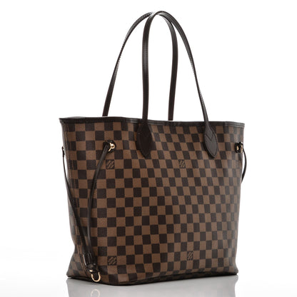 Louis Vuitton Damier Ebene Neo Neverfull MM Rose Ballerine 3 of 7