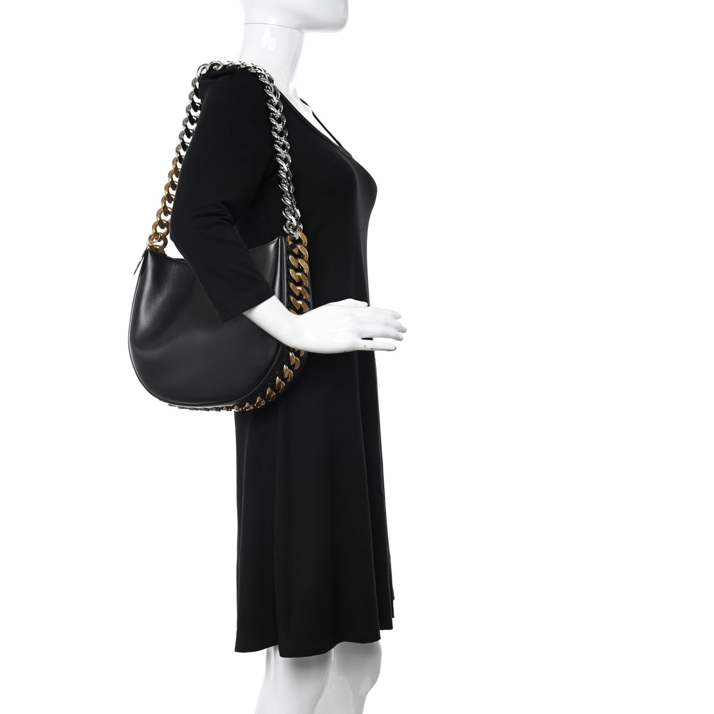 Eco Alter Nappa Frayme Shoulder Bag Black