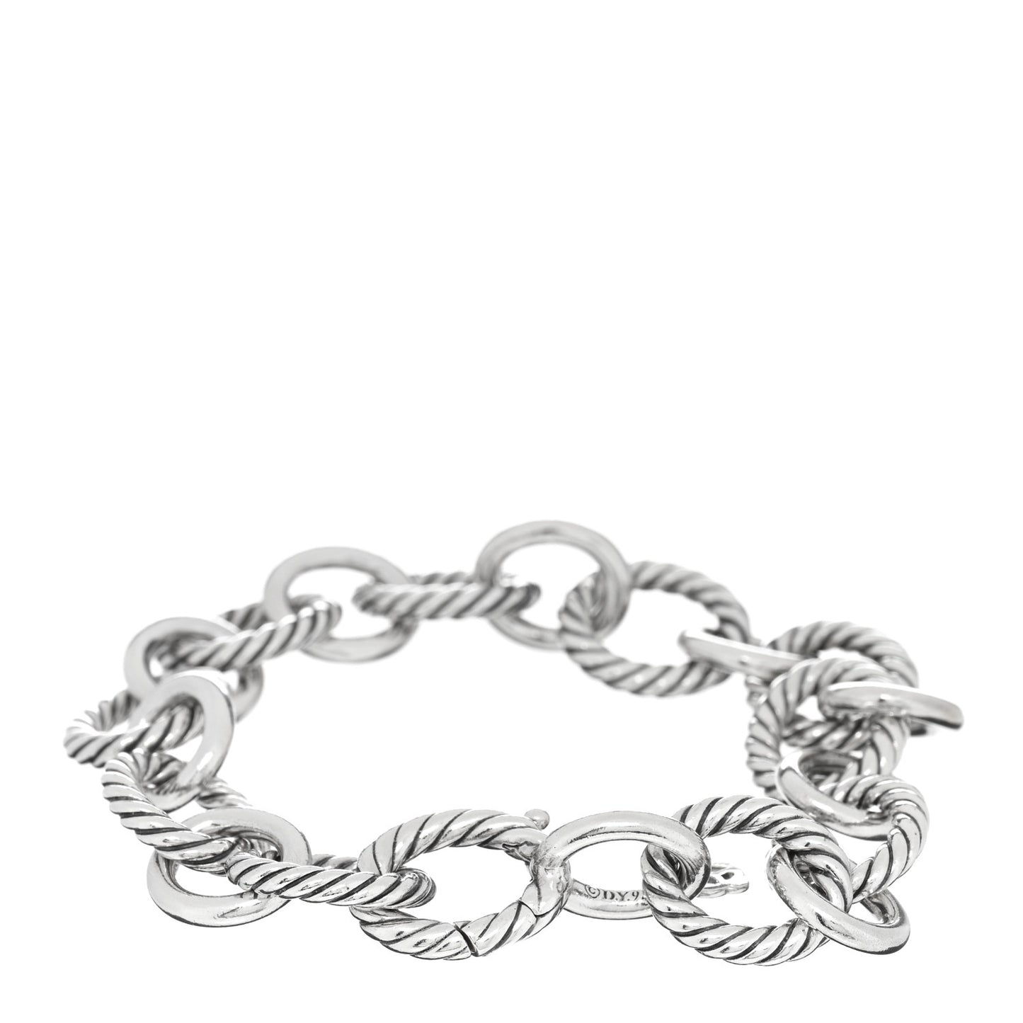 Sterling Silver 12mm Large Oval Link Bracelet