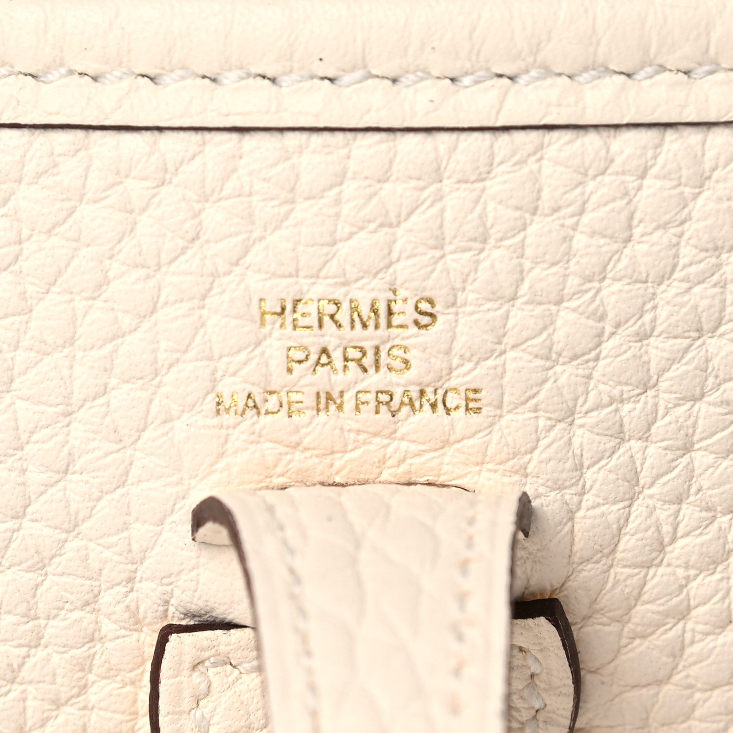 Hermes Taurillon Clemence Amazone Evelyne TPM Nata Craie 6 of 11