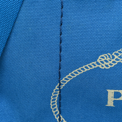 Prada Canapa Logo Tote Azzurro 6 of 17