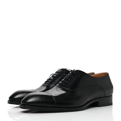 Louis Vuitton Calfskin Mens Vendome Richelieu 8 Black 3 of 8