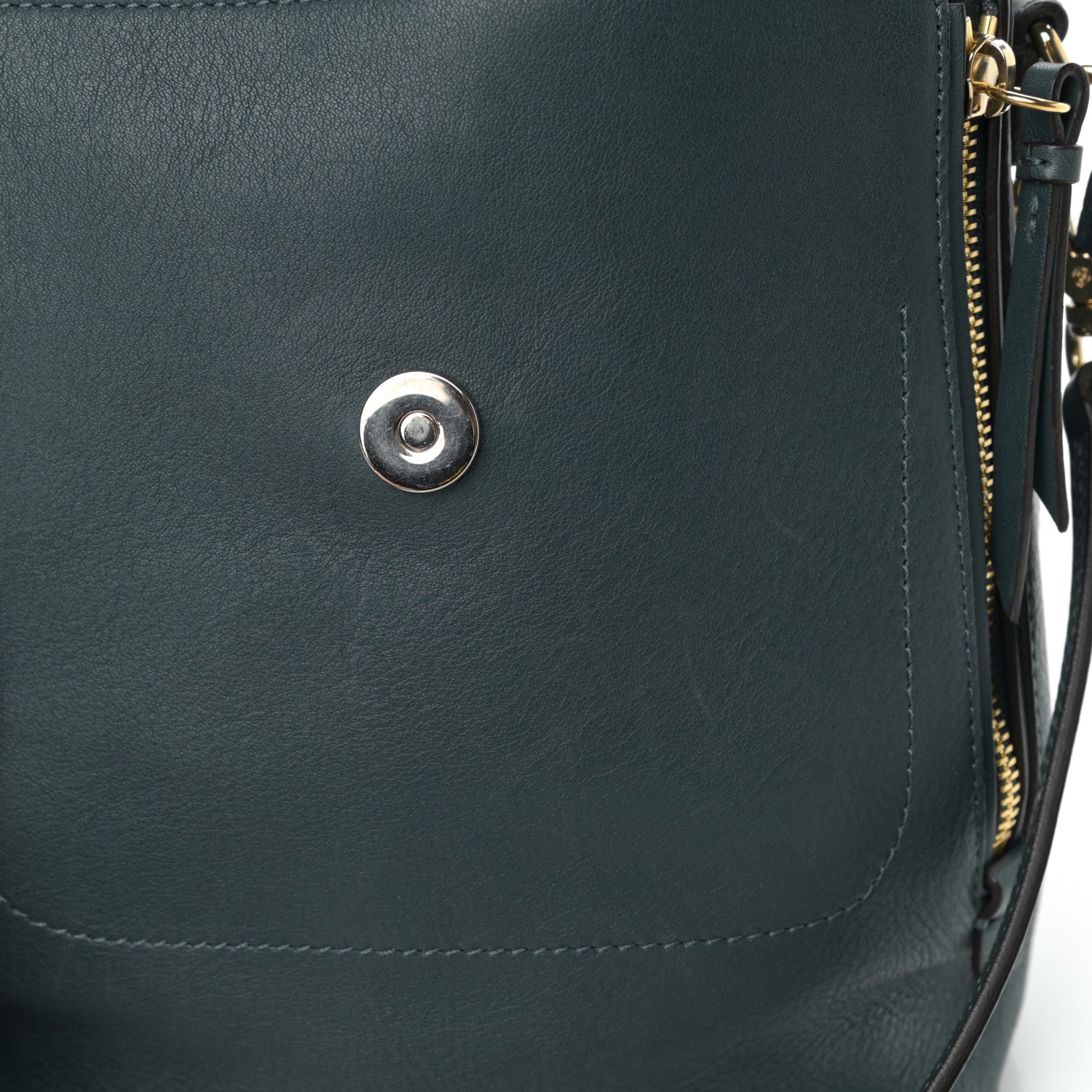 Chloe Suede Calfskin Small Faye Backpack Silver Blue 14 of 17