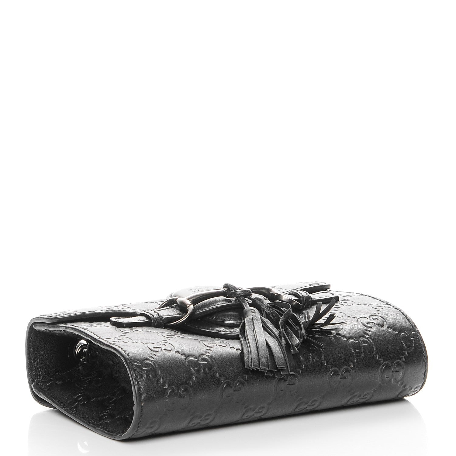 Gucci Guccissima Mini Emily Shoulder Bag Black 4 of 8