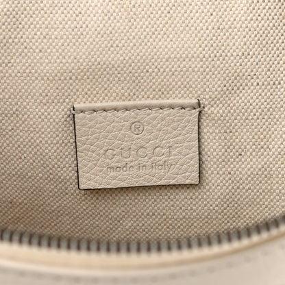 Gucci Grained Calfskin Logo Belt Bag White 6 of 11