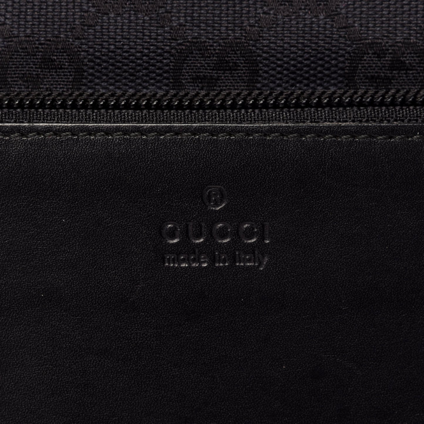 Nylon Calfskin Large Tote Black
