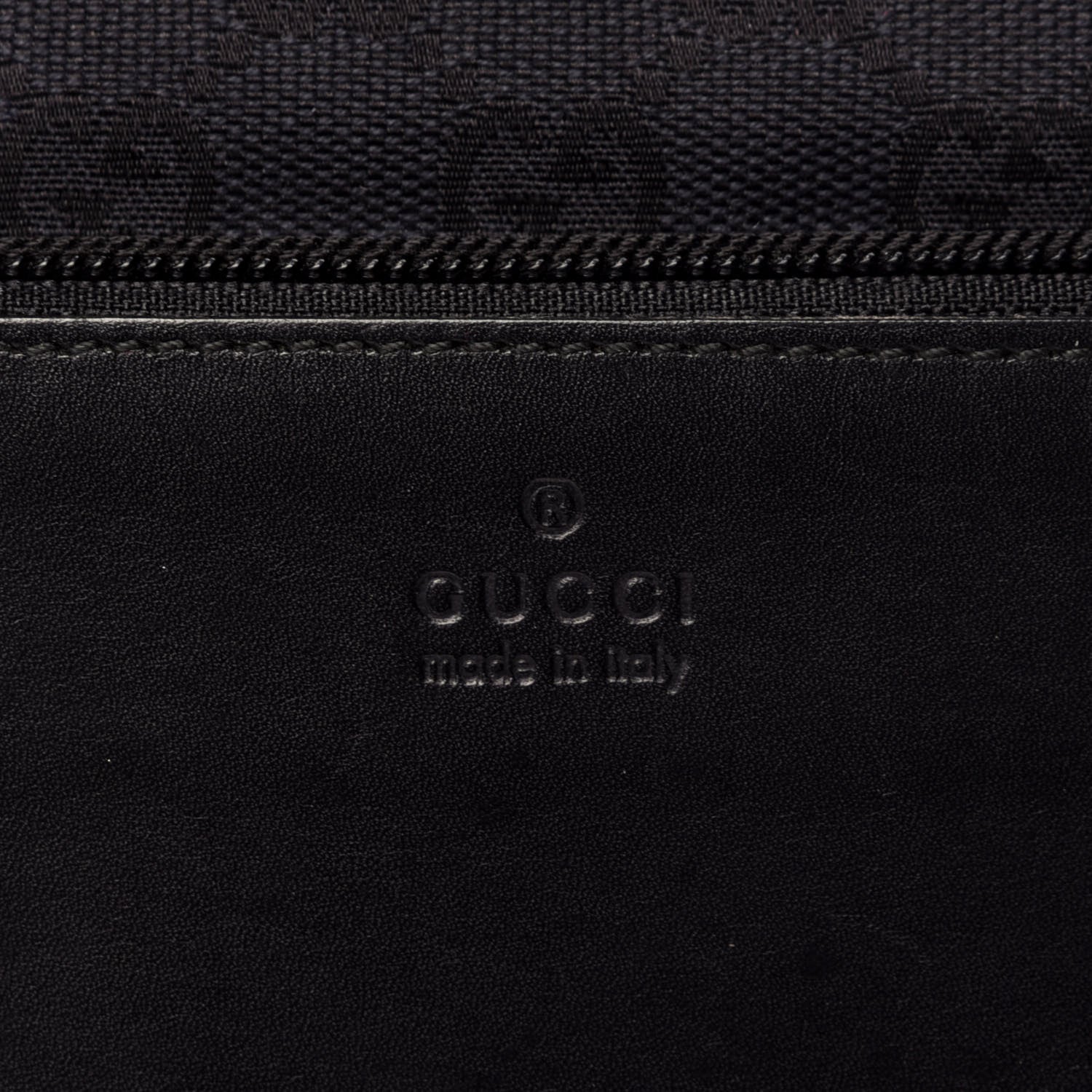 Gucci Nylon Calfskin Large Tote Black 12 of 12