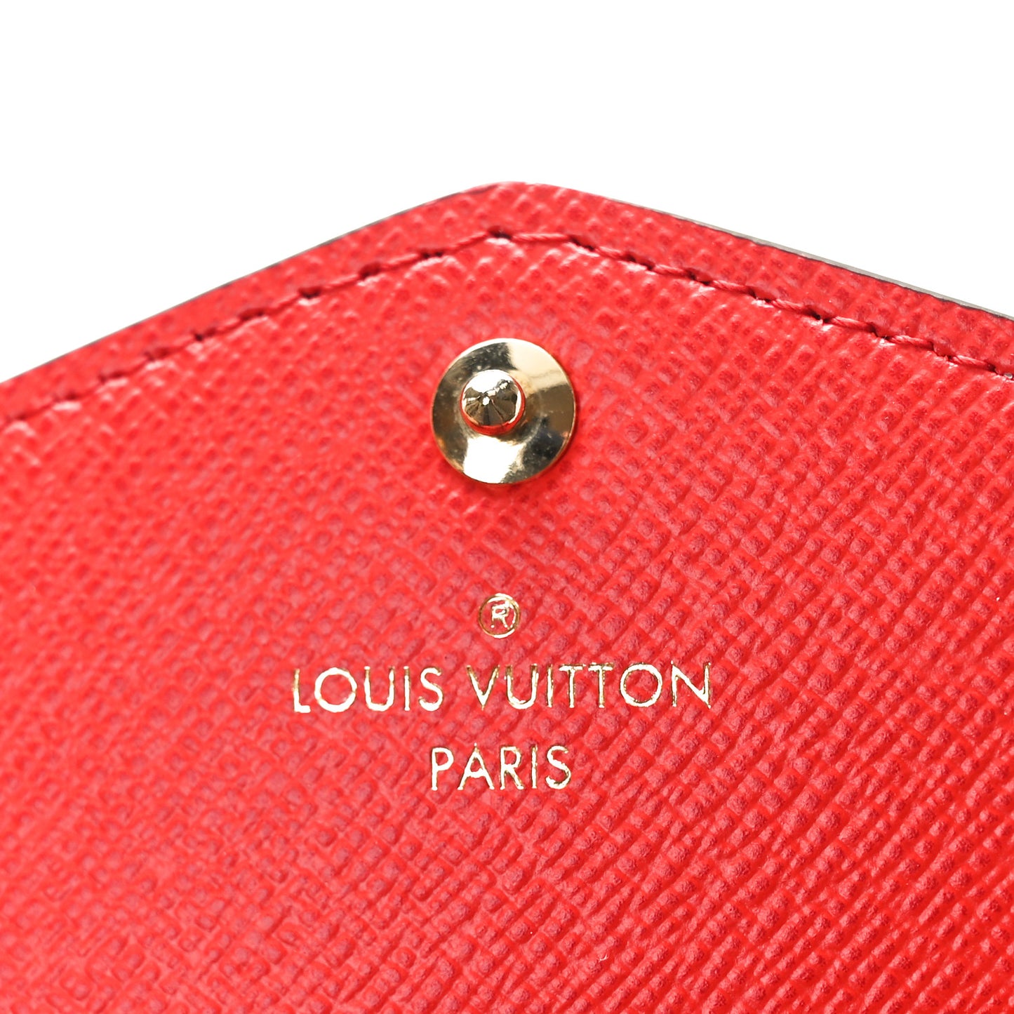 Monogram Sarah Wallet NM Coquelicot