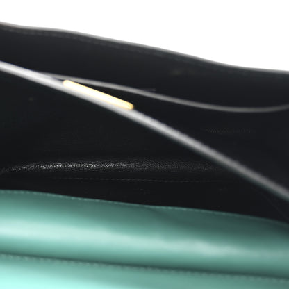 Prada City Calf Saffiano Cahier Bag Assenzio Black 6 of 11