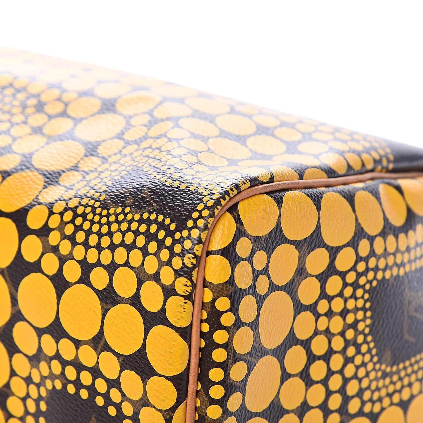 Monogram Kusama Town Speedy 30 Yellow