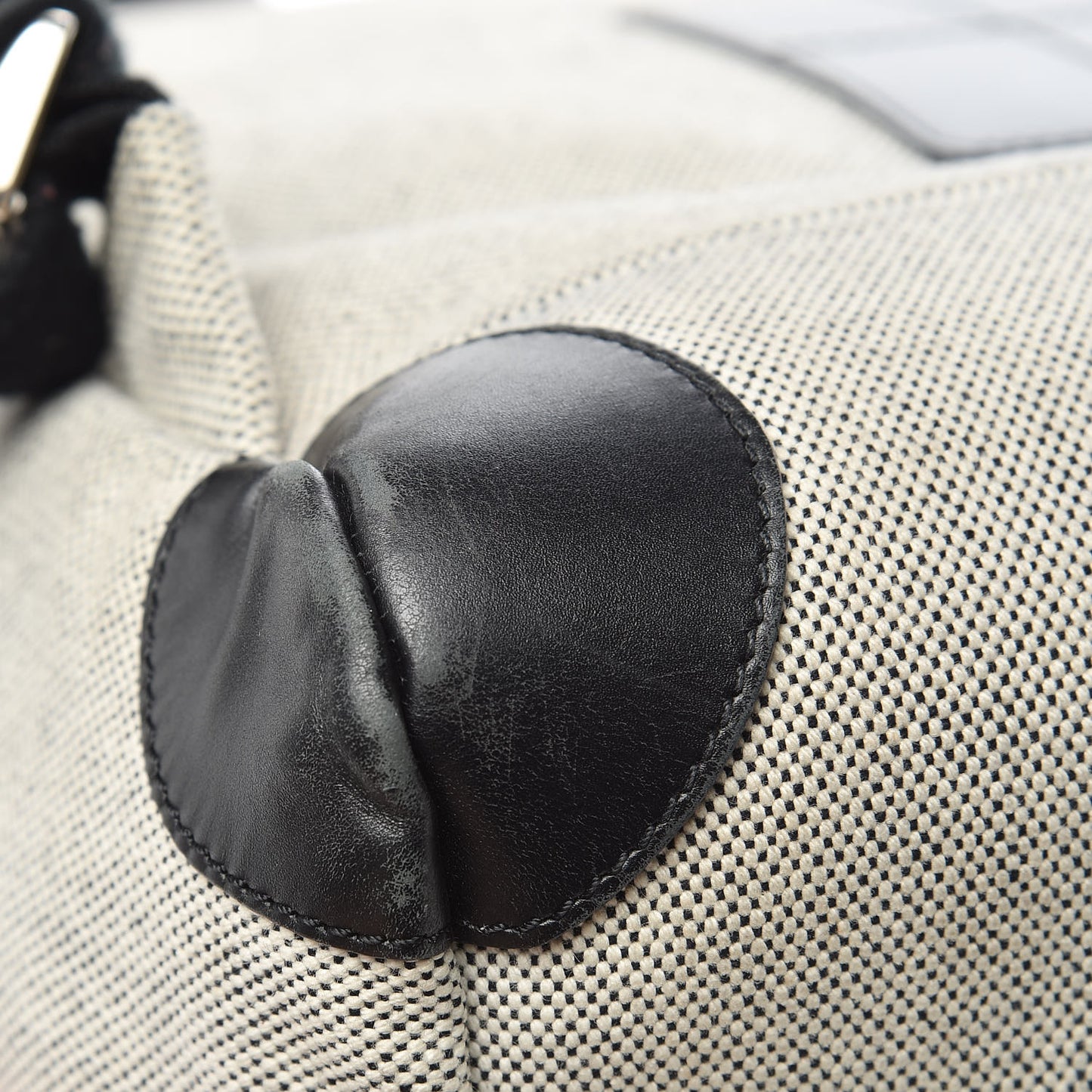 Canvas Calfskin Rider Backpack Black