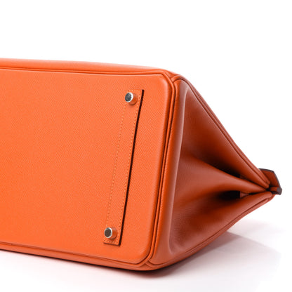 Hermes Epsom Birkin 35 Orange 7 of 11