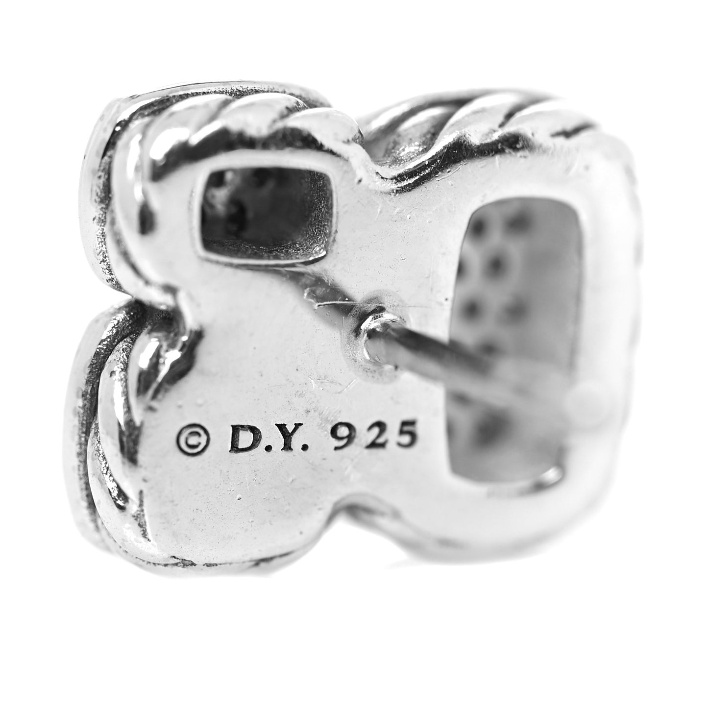 Sterling Silver Diamond Confetti Earrings