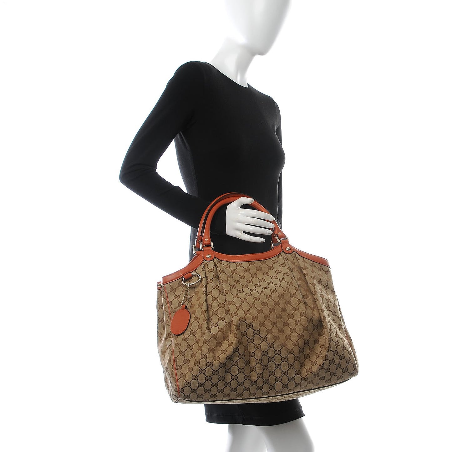 Monogram Large Sukey Tote Orange