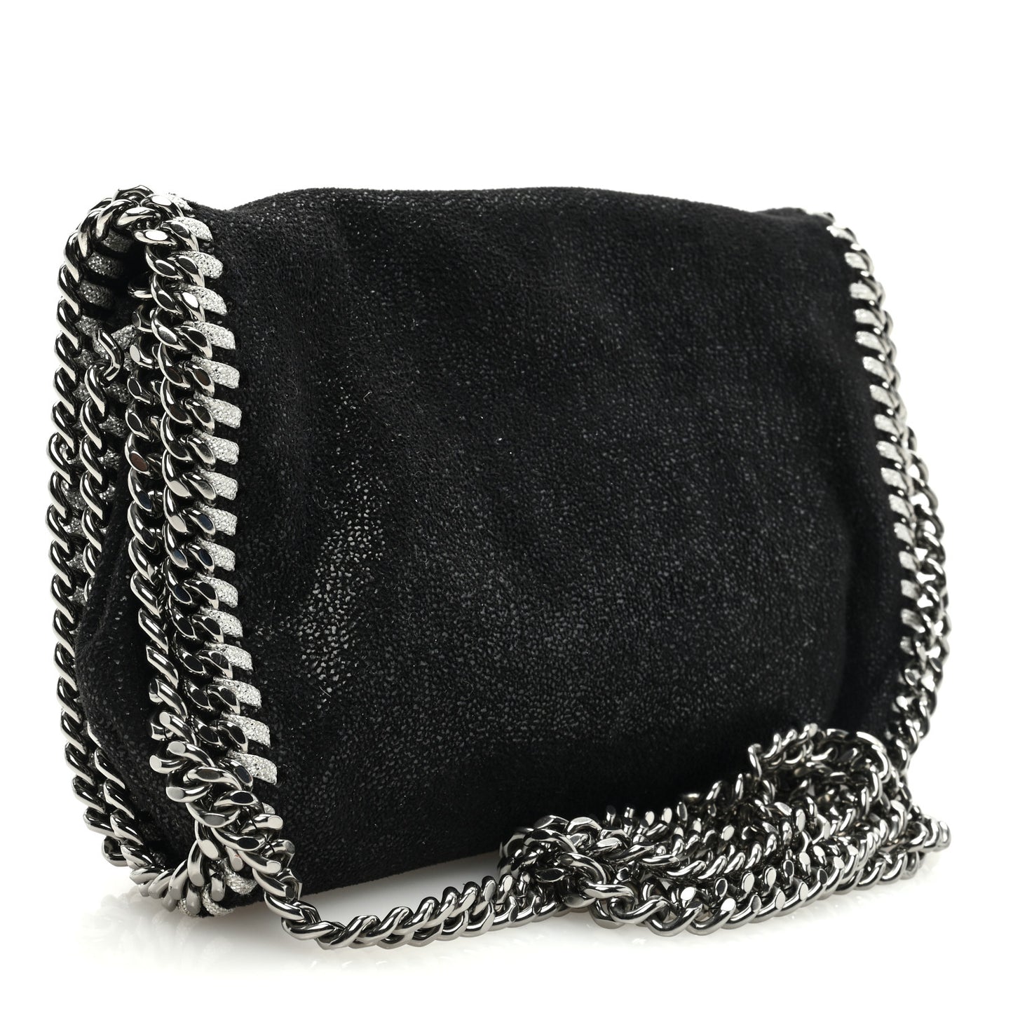 Shaggy Deer Falabella Crossbody Clutch Black
