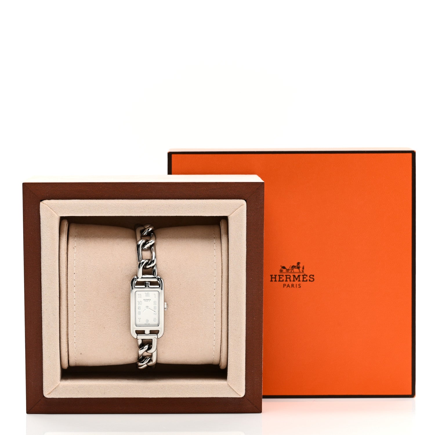 Hermes Stainless Steel 17mm Nantucket Quartz Watch 5 of 5