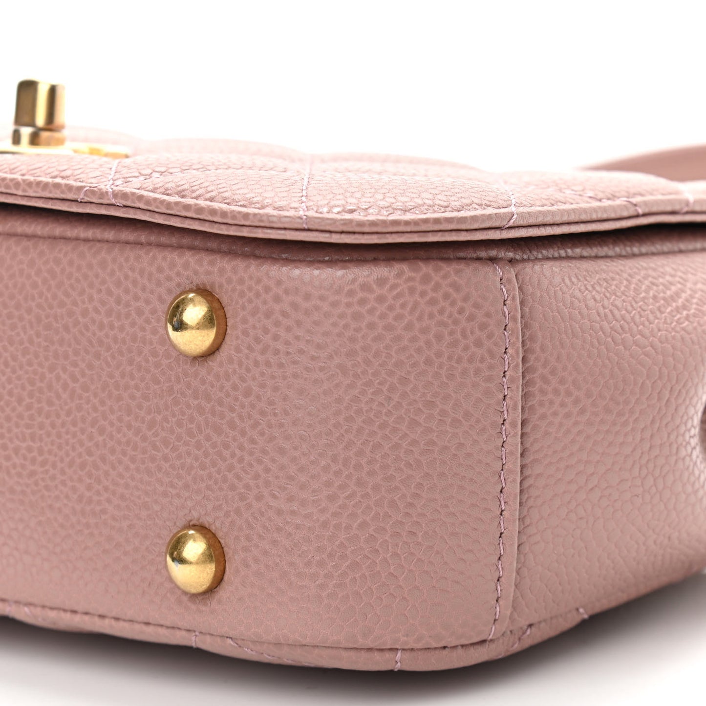 Caviar Mini Carry Around Flap Bag Light Pink