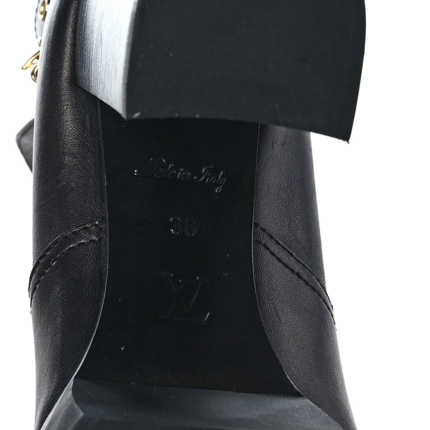 Louis Vuitton Calfskin Monogram Star Trail Ankle Boots 38 Black 7 of 9
