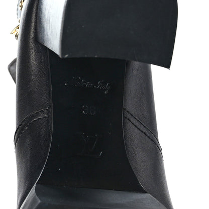 Louis Vuitton Calfskin Monogram Star Trail Ankle Boots 38 Black 7 of 9