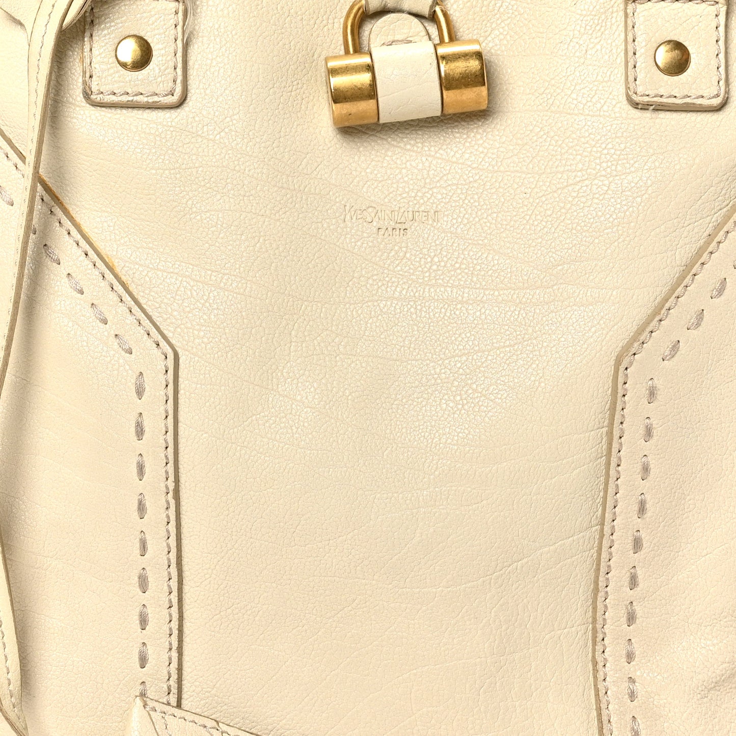 Calfskin Large Muse Ivory
