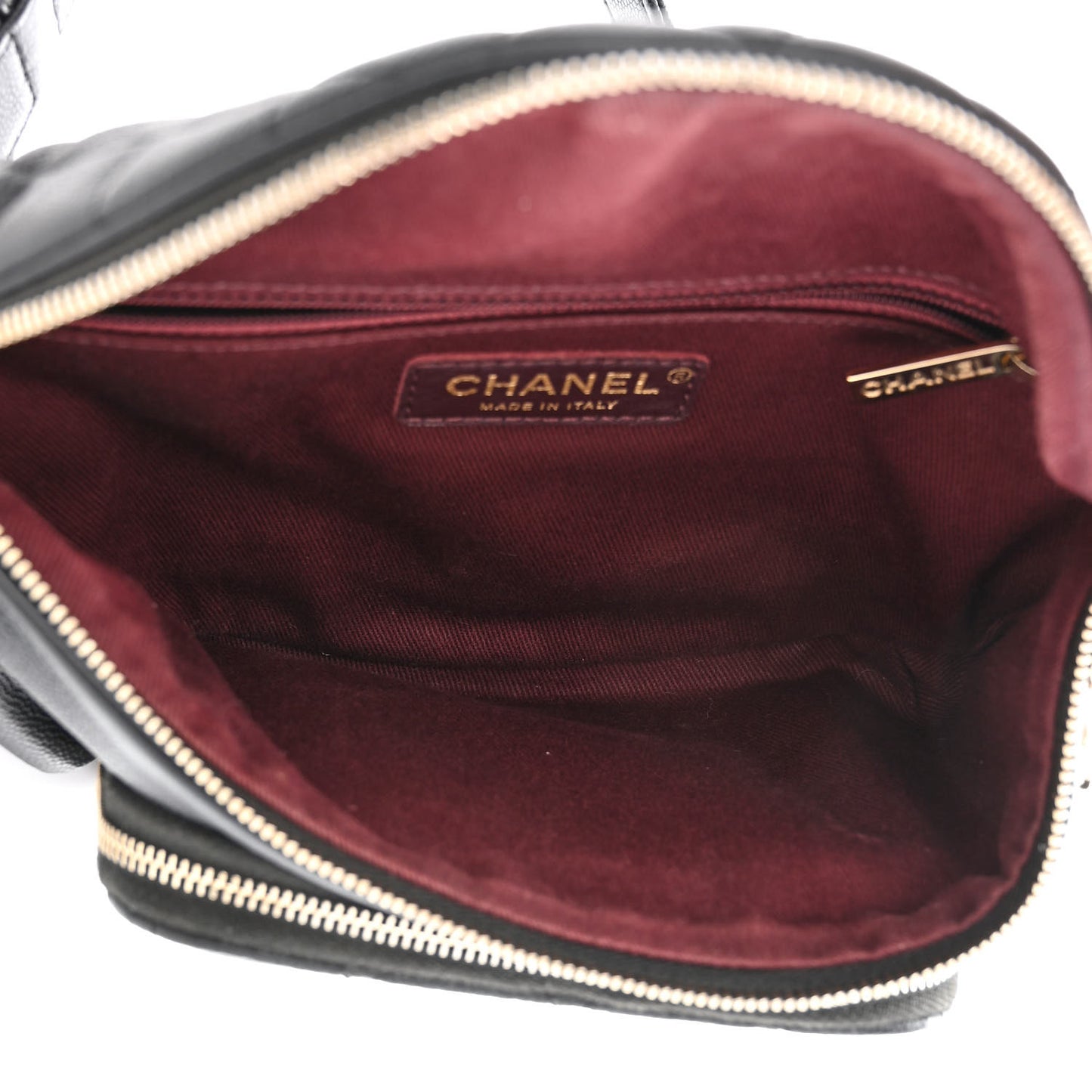 Caviar Quilted Business Affinity Waist Belt Bag Black