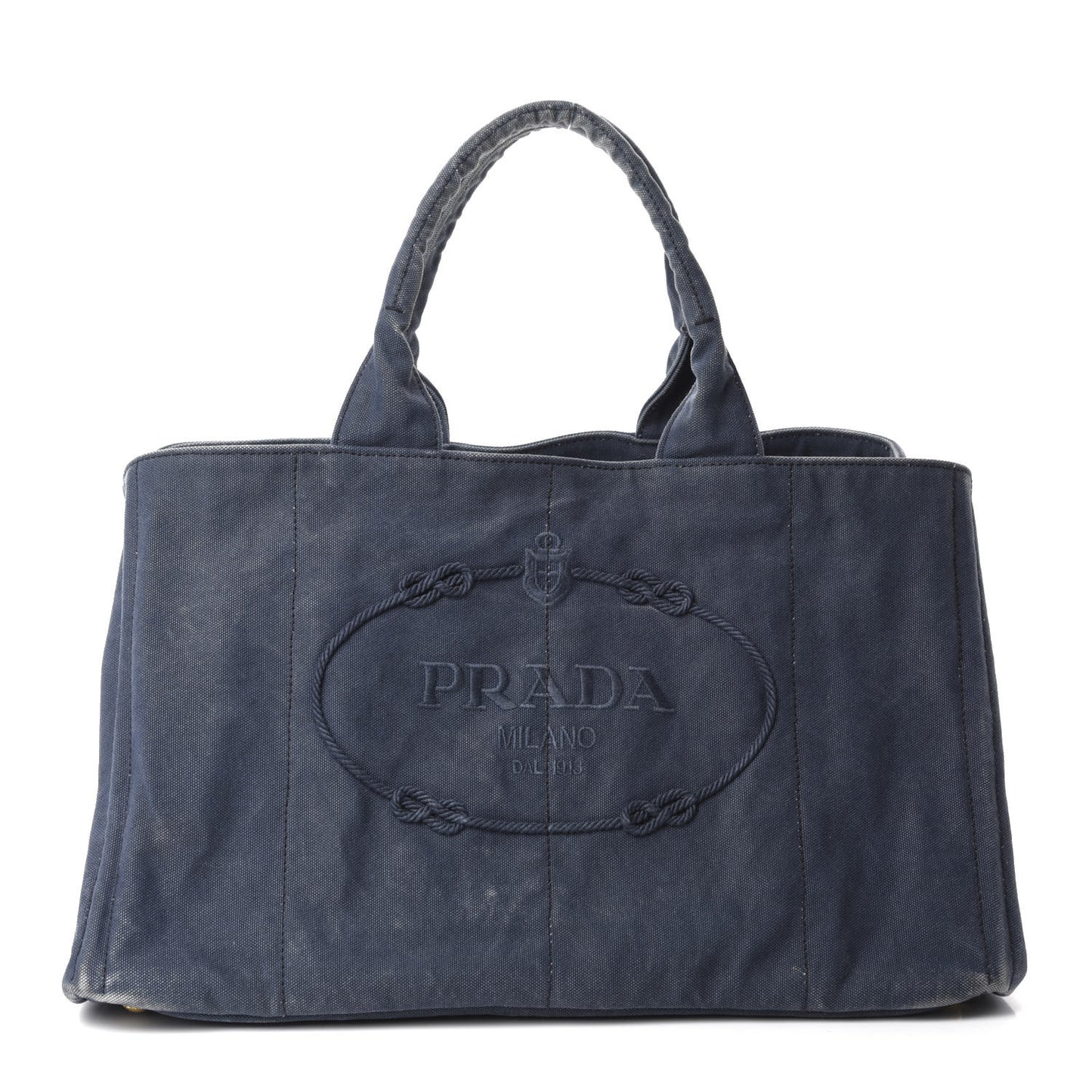 Canvas Canapa Logo Tote Blue