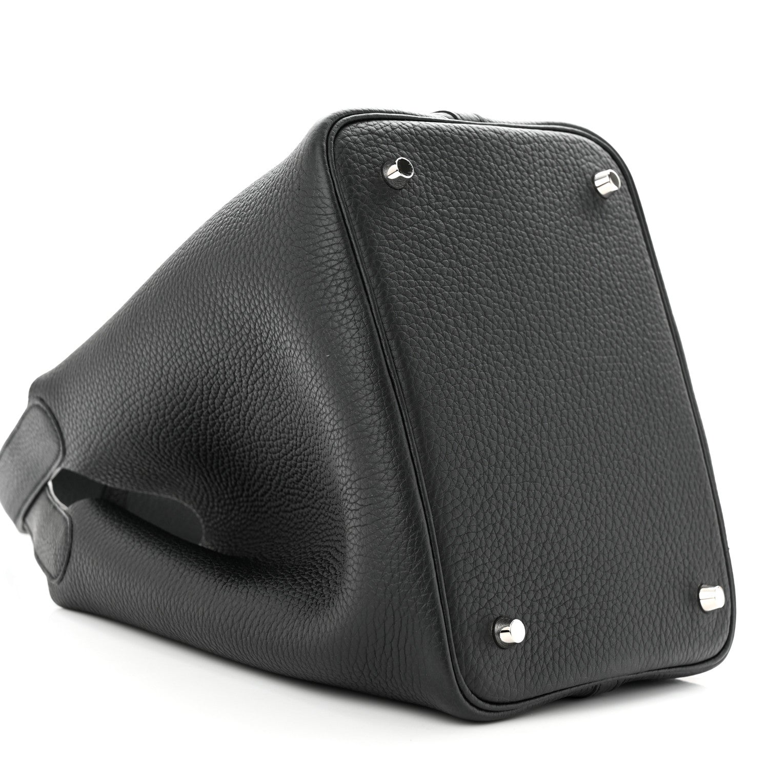 Hermes Taurillon Clemence Picotin Lock 22 MM Black 9 of 12