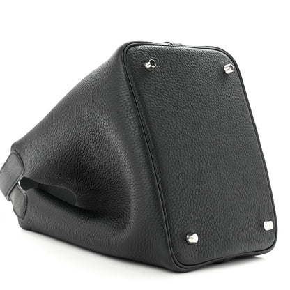 Hermes Taurillon Clemence Picotin Lock 22 MM Black 9 of 12