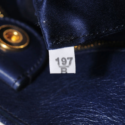 Miu Miu Vitello Shine Bow Tote Bleuette 9 of 10