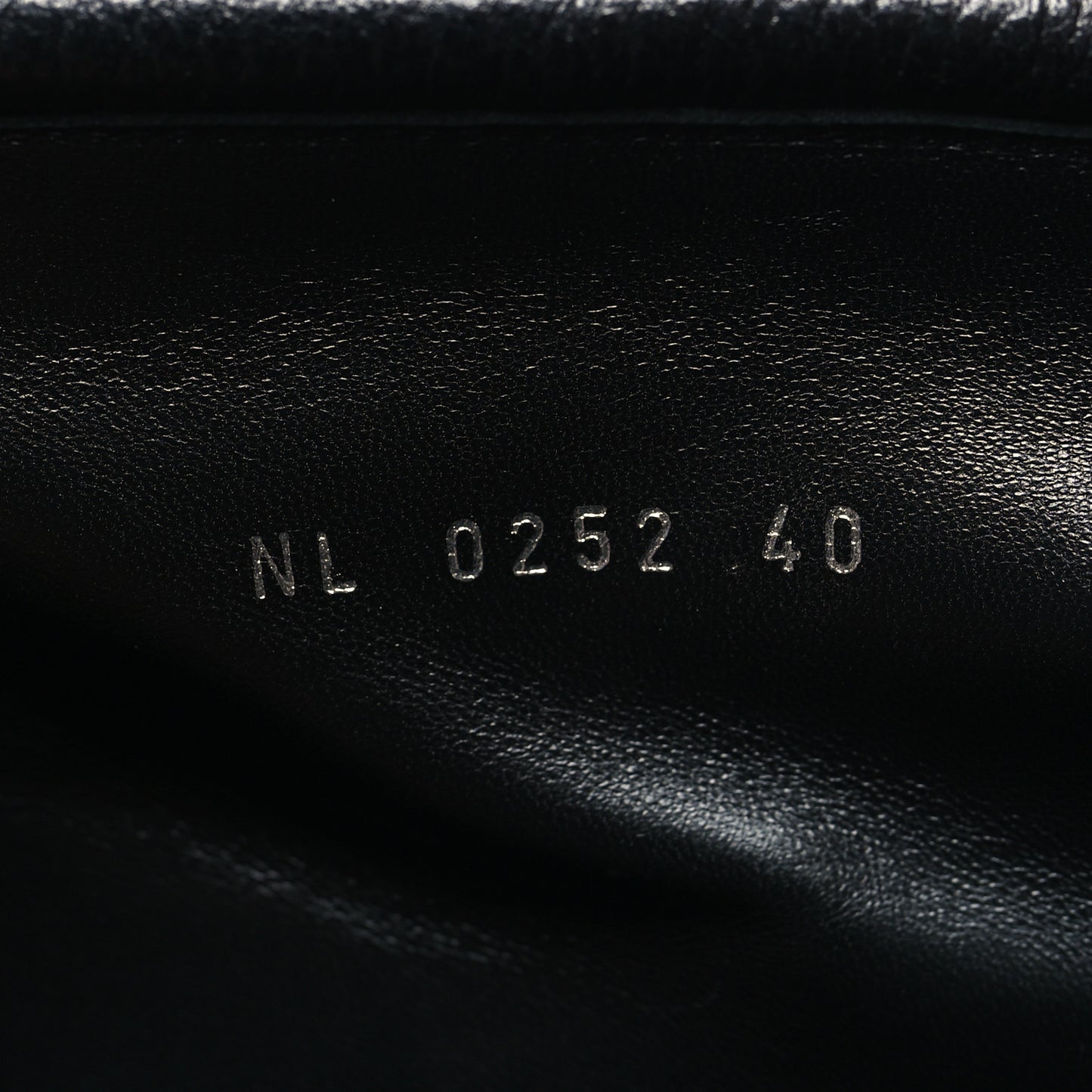 Calfskin Monogram Patti Wedge Half Boots 40 Black