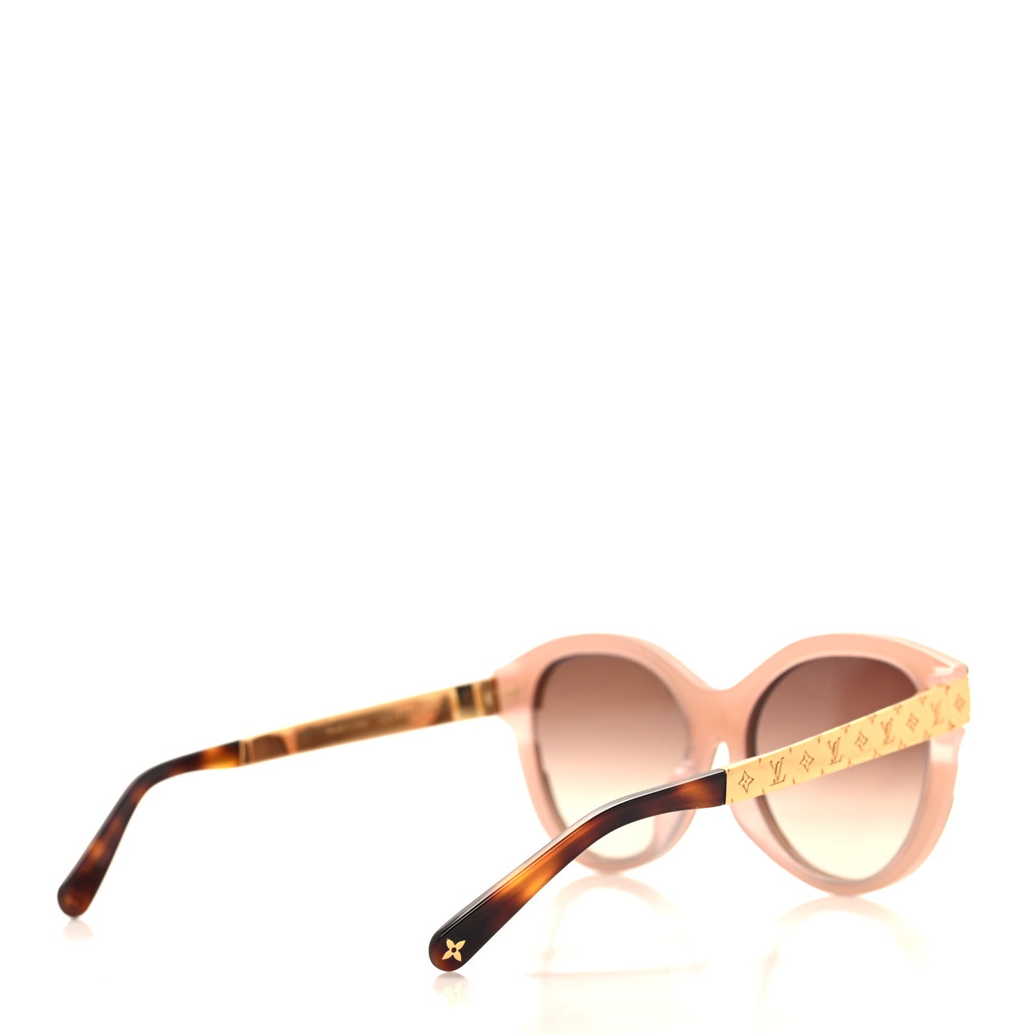 Louis Vuitton Acetate Petit Soupcon Cat Eye Sunglasses Z1858E Light Tortoisehell 4 of 6