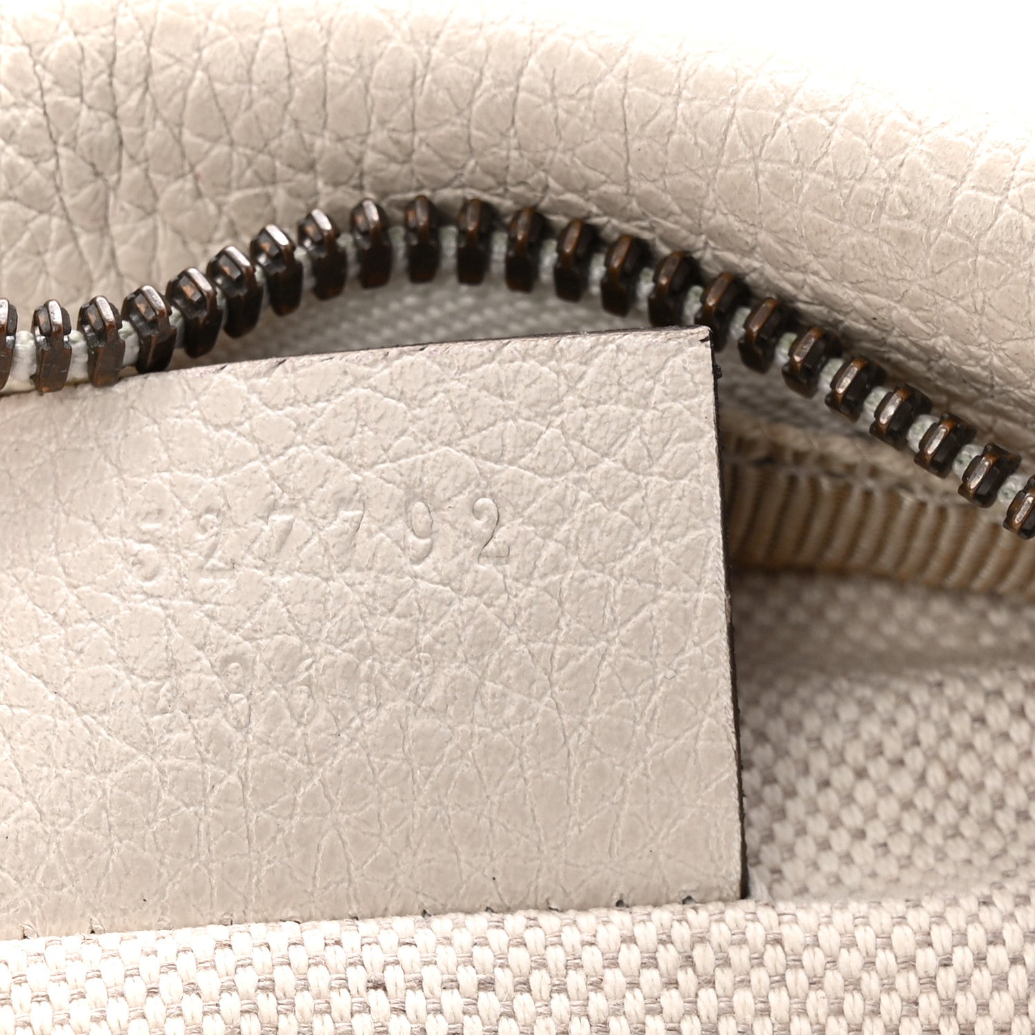 Gucci Grained Calfskin Small Logo Belt Bag White 7 of 10