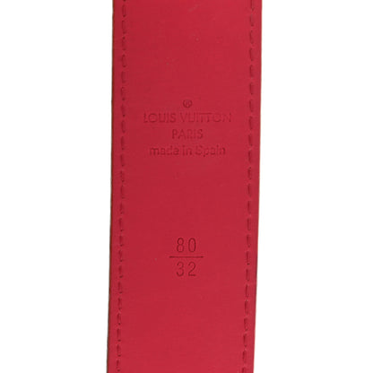Louis Vuitton Monogram Multicolor LV Cut Reversible Belt 80 32 White Grenade 3 of 6