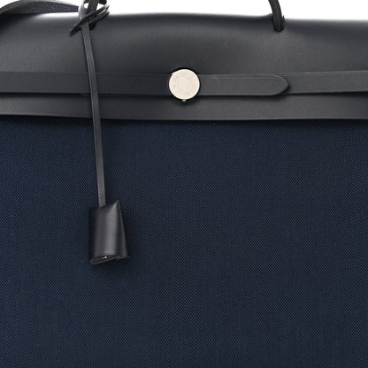 Hermes Toile Vache Hunter Herbag Zip 39 MM Bleu Marine Bleu Indigo 9 of 12