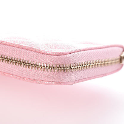 Chanel Iridescent Caviar Quilted Medium Zip Around Wallet Pink 7 of 14