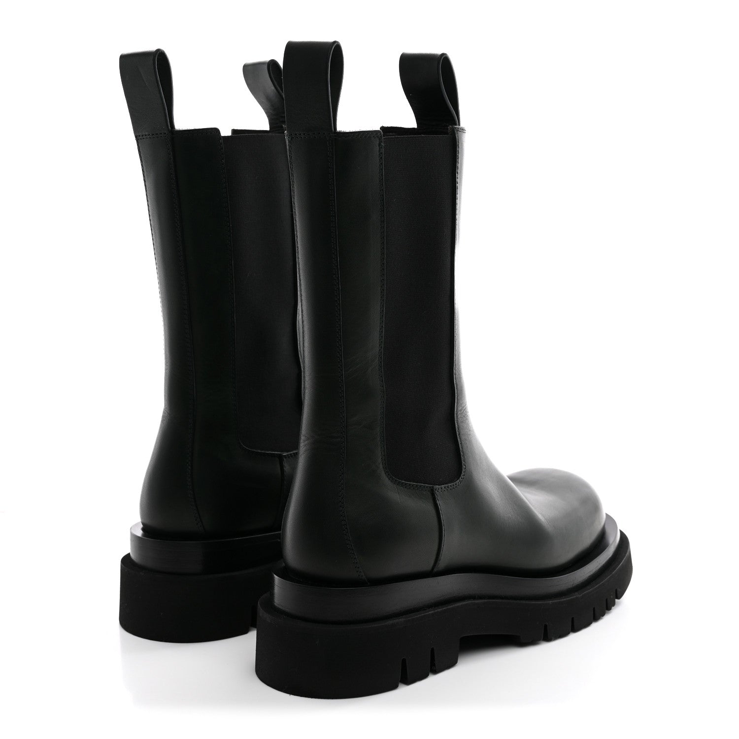 Bottega Veneta Calfskin The Lug Chelsea 55mm Boots 36 Bottle Green 5 of 9